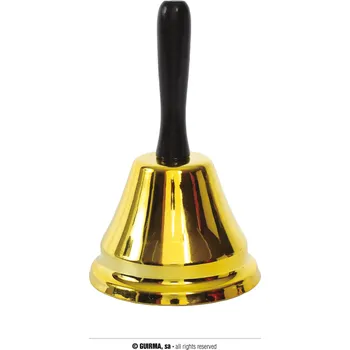 Vánoční dekorace Guirma Zvonek pro Santa Klause kovový 20 cm