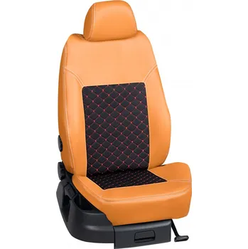 Potah sedadla Autopotahy Škoda ROOMSTER / 2006 - 2015, Roomster, KOŽENKA > OR 0426 (OR 0426 / Hnědý koženkový bok)