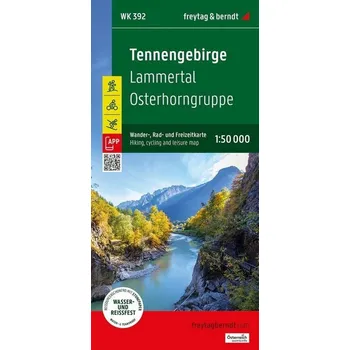 freytag & berndt Wanderkarte Tennengebirge - Lammertal - Osterhorngruppe 1:50.000