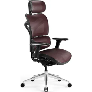 Nábytek PEGAS Ergonomické kancelářské herní křeslo Commander Černo-burgundské