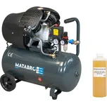 Matabro MB-K106, Olejový kompresor 50l, 230V s odlučovačem | 3500W