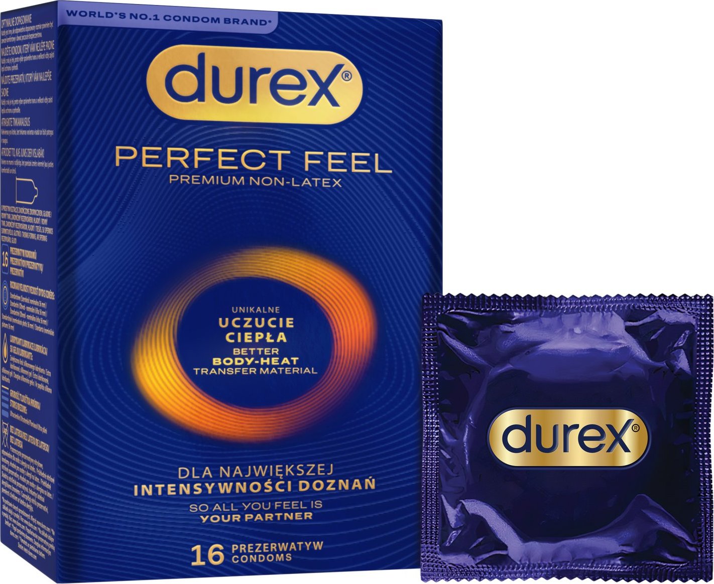 Durex kondomy Perfect Feel 16 ks