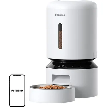Miska pro psa Petlibro Dávkovač krmiva Granary WiFi, 5 l (bílý) + Doprava ZDARMA