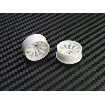RC vybavení PN Racing Mini-Z 2WD Machine Cut 10 Spoke Front Wheel F2 (White)