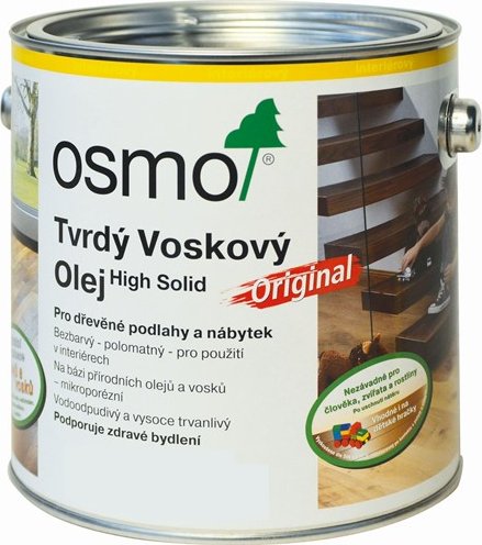 Osmo Tvrdý voskový olej Original 3011 bezbarvý, lesklý Objem: 0,125 l