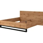 Postel HALES dub wotan/černá