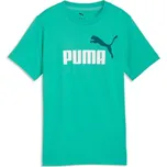 Puma Ess 2 Color No.1 Logo Tee J 68577840 - vibrant green 128