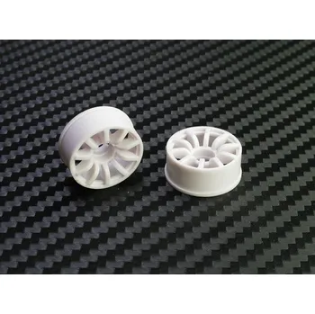 RC vybavení PN Racing Mini-Z 2WD Machine Cut 10 Spoke Front Wheel F0 (White)