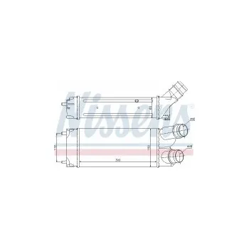 Chladič motoru Chladič turba NISSENS 96584