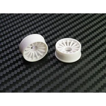 RC vybavení PN Racing Mini-Z 2WD Machine Cut 16 Spoke Front Wheel F1 (White)