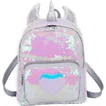 Dívčí flitrový batůžek Jednorožec Stříbrný 9L Meisohua 20112108550956283s1