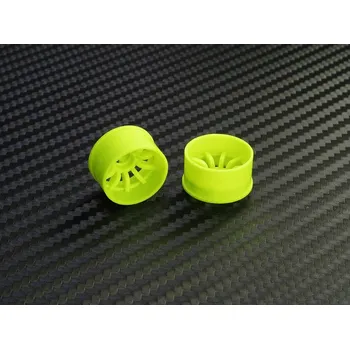 RC vybavení PN Racing Mini-Z 2WD Machine Cut 10 Spoke Rear Wheel R3 (Yellow)