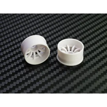 RC vybavení PN Racing Mini-Z 2WD Machine Cut 10 Spoke Rear Wheel R3 (White)
