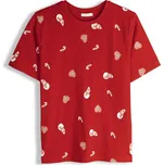 GATE Bavlněné tričko s vánočním potiskem 34 625-1214/555