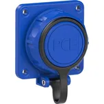 PC Electric 20341-8b zásuvka vestavná NAUTILUS IP68, 16A / 230V, CZ, víčko na pásku