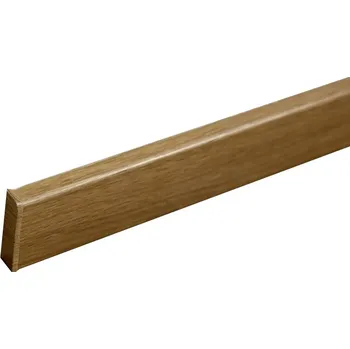 Podlahová lišta Soklová lišta SPC RIGID Golden 2 m, koncovky 1 ks pravá + 1 ks levá, hnědá, Egibi - 1 rok na vrácení + DOPRAVA ZDARMA k Vám i zpět