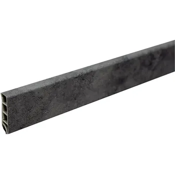 Podlahová lišta Soklová lišta SPC RIGID Nice grey 2 m, koncovky 1 ks pravá + 1 ks levá, šedá, Egibi - 1 rok na vrácení + DOPRAVA ZDARMA k Vám i zpět