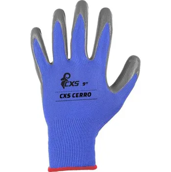 Pracovní rukavice CXS Rukavice CERRO, máčené v nitrilu, vel. 08