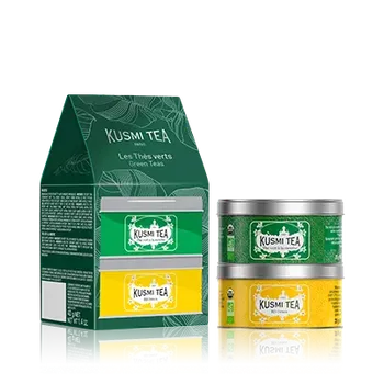 Čaj Kusmi Tea Sada dvou miniatur zelených sypaných čajů Spearmint & BB Detox, 2x 20 g 21326A1430