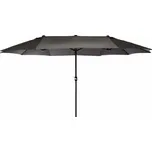 Velký XXL slunečník 4,5 m - antracit