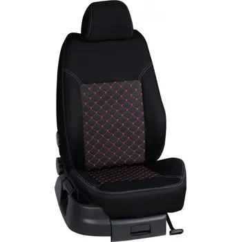 Potah sedadla Autopotahy Škoda ROOMSTER / 2006 - 2015, Roomster, KOMFORT > OR 0426 (OR 0426 / Černý bok)