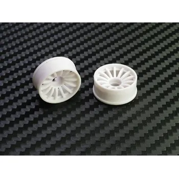 RC vybavení PN Racing Mini-Z 2WD Machine Cut 16 Spoke Front Wheel F1 (Yellow)