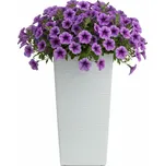 PLASTOVÝ KVĚTINÁČ PORTO RIFLO 67,5X35X35 CM BÍLÁ