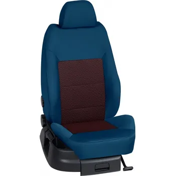 Potah sedadla Autopotahy Citroën C3 / od r.2018->, 5 dveří, Aircross, STANDARD > OR 0317 (OR 0317 / Modrý bok)