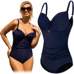 Dámské jednodílné plavky plus size, modelující postavu, velikost 95G (4XL/48)