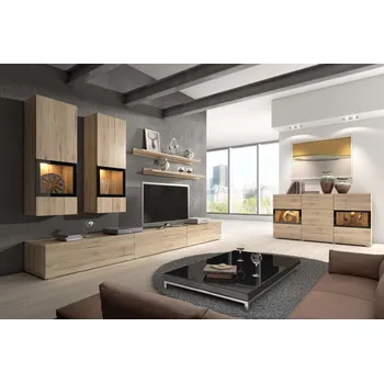 Obývací stěna Obývací sestava BAROS Dub San Remo