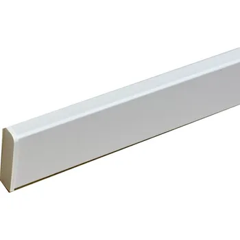 Podlahová lišta Soklová lišta SPC RIGID White 2 m, koncovky 1 ks pravá + 1 ks levá, bílá, Egibi - 1 rok na vrácení + DOPRAVA ZDARMA k Vám i zpět