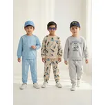 Sinsay - 3pack volných teplákových kalhot jogger - šedá - 827HR-09M - 827HR-09M-98