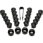TA Technix sada krytů šroubů, černá matná, 17mm