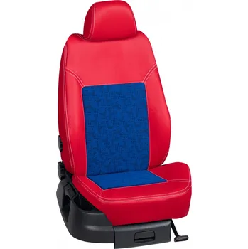 Potah sedadla Autopotahy Toyota AYGO / od r.2014->, 5 dveří, X-smart, X-travagant, KOŽENKA > OR 0441 (OR 0441 / Červený koženkový bok)