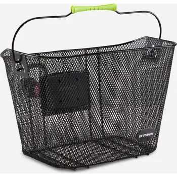 ELOPS Přední košík na kolo 500 12 litrů ČERNÁ