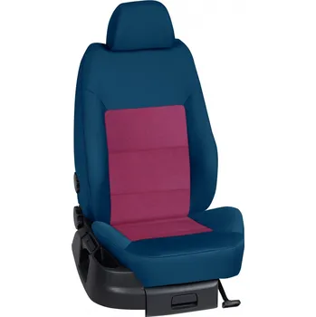 Potah sedadla Autopotahy Citroën C3 / od r.2018->, 5 dveří, Aircross, STANDARD > OR 0421 (OR 0421 / Modrý bok)