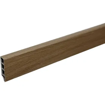Podlahová lišta Soklová lišta SPC RIGID Jägerndorf 2 m, koncovky 1 ks pravá + 1 ks levá, hnědá, Egibi - 1 rok na vrácení + DOPRAVA ZDARMA k Vám i zpět