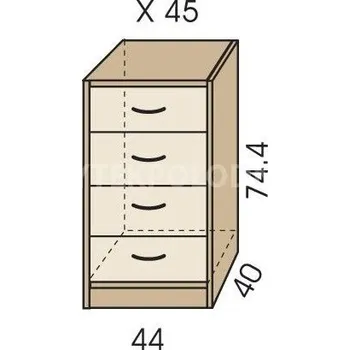 Komoda Komoda JIM 5 X 45