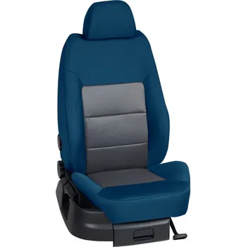 Potah sedadla Autopotahy Volkswagen TOURAN / TOURAN /10.2015->, Touran (7 míst), STANDARD > OR 0037 (OR 0037 / Modrý bok)