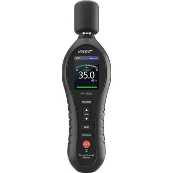 Rozvaděč W-Star Hlukoměr WSNF562S, LCD, Min, Max, 30-135dB, dBA, dBC WSNF562S