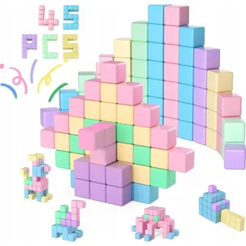 ostatní stavebnice MAGNETICKÉ STAVEBNÍ STAVEBNICE 2,5 CM SE SUPER SILNÝM MAGNET, SNADNÉ SPOJOVÁNÍ