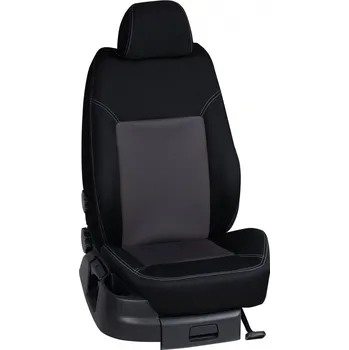 Potah sedadla Autopotahy Volkswagen TOURAN / TOURAN /2003-09.2010, Touran, KOMFORT > K0023 (K0023 / Černý bok)