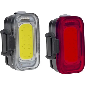 Cyklosvítilna Blackburn Grid přední + Grid zadní (Set) blikačky červená