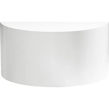 Konferenční stolek Konferenční stolek Monobloc, vysoce lesklá bílá, 60 cm, 30 cm, 60 cm