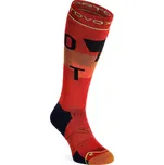 Ortovox Freeride Long Socks Pohodlné lyžařské Ponožky - hnědá 45-47