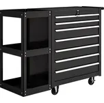 Dílenský vozík na nářadí 96 x 33,5 x 75 cm | černý