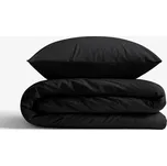 Bavlněné povlečení - černé 140 x 200 a 70 x 90 cm