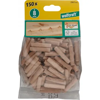 Hmoždinka Wolfcraft 2907000 8 x 40 mm 150 ks