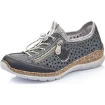 Dámská Dámské polobotky RIEKER N42P6-14 modrá S6 N42P6-14 BLUE F/S6 36