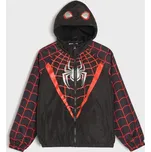 Sinsay - Bunda větrovka s kapucí a manžetami Spider-Man - černá - 696GW-99X - 696GW-99X-134